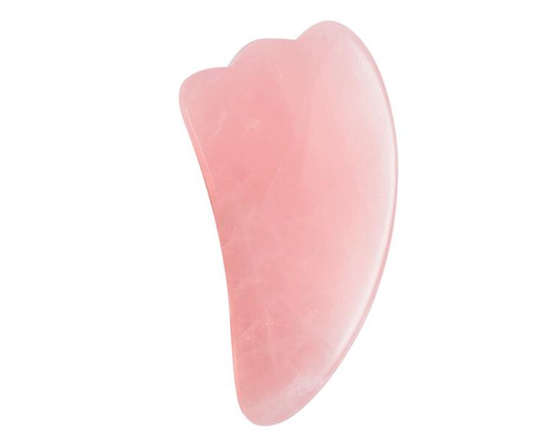 Gua Sha Rose Quartz "Wing shape" Facial Massage Tool
