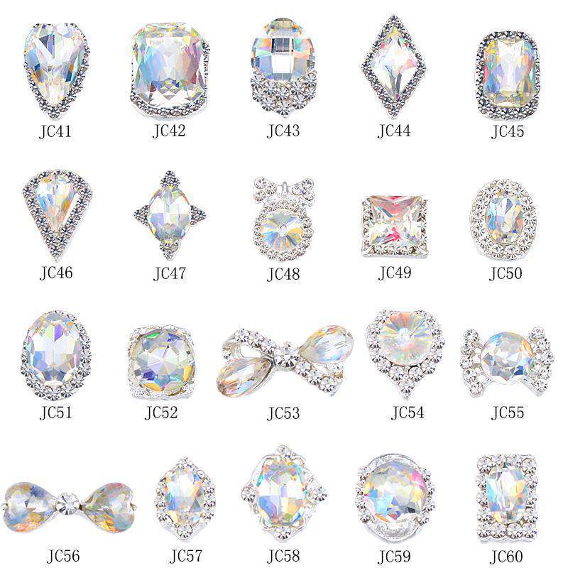 Rhinestone Charms Mixed