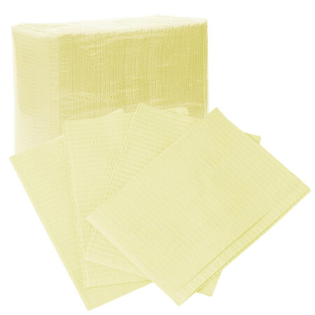 Yellow Dental Bibs 125pcs