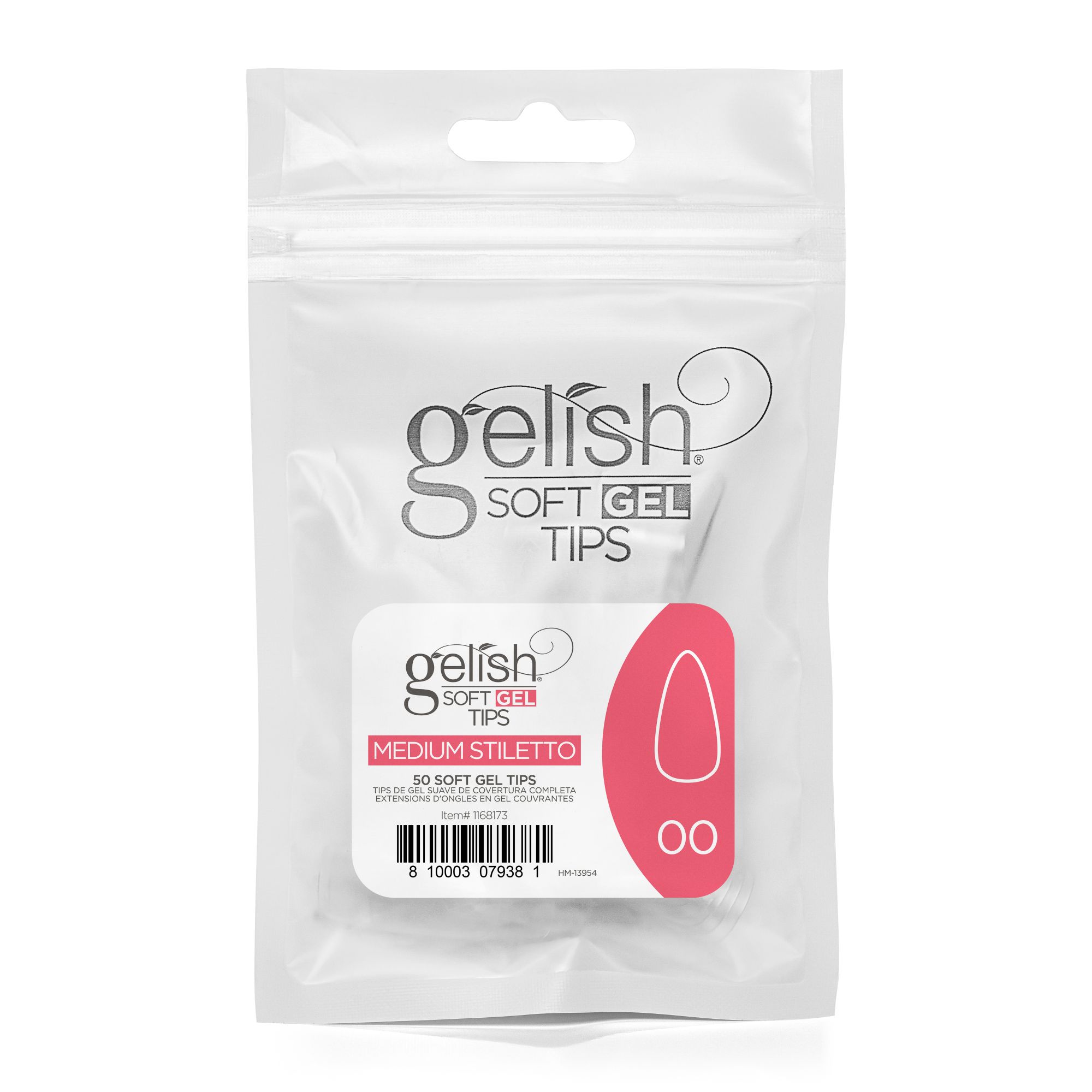 Soft Tips Refill- Medium Stiletto #00 (50 ct)