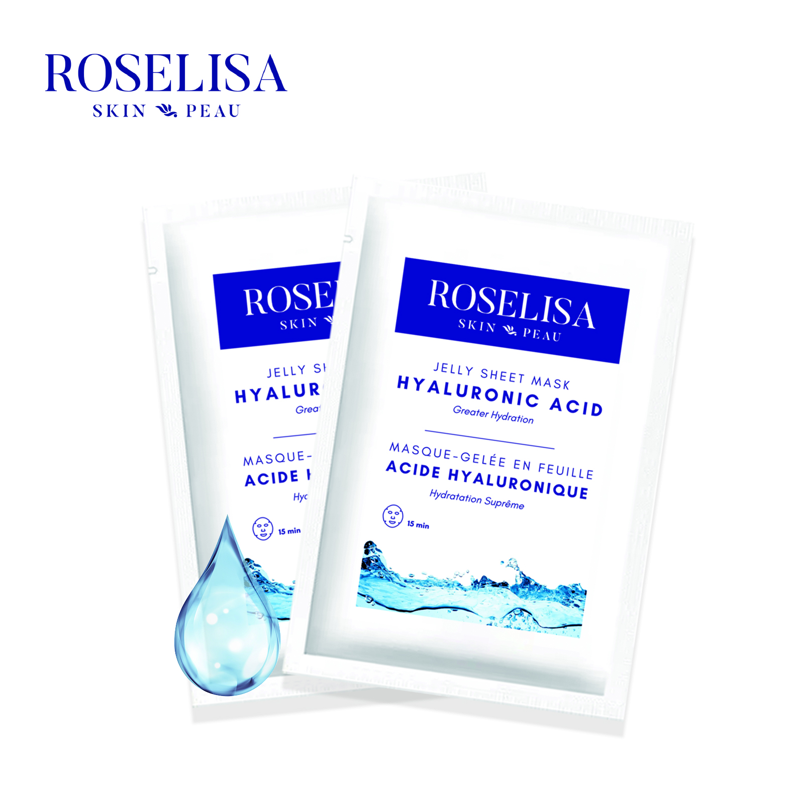 Roselisa Jelly Hylauronic Acid Sheet Mask