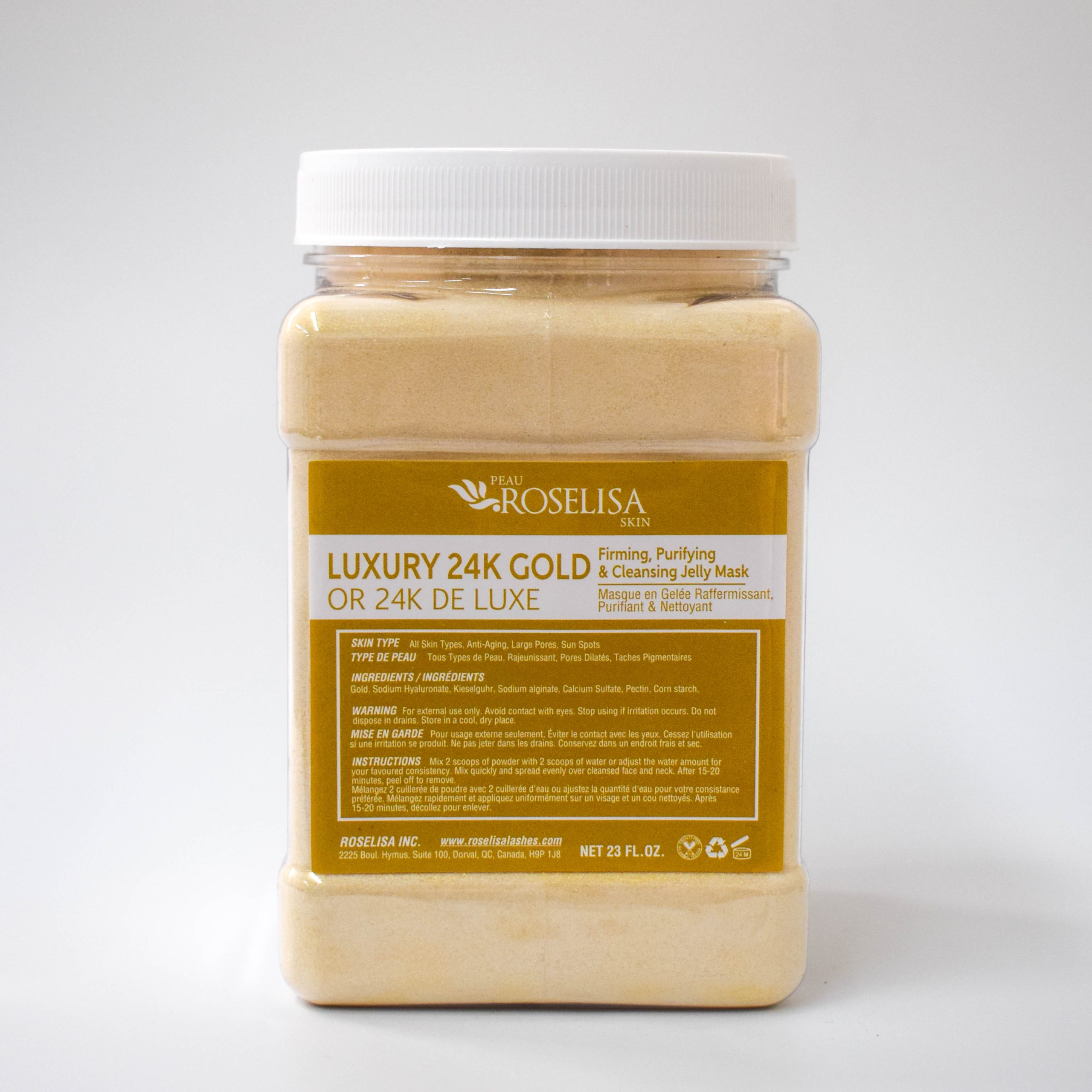 Roselisa Luxury 24K Gold Hydro Jelly Mask 32oz