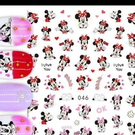 Nail Stickers Minnie Mouse