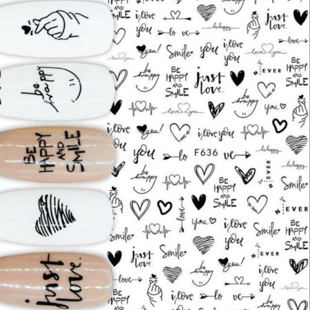 Nail Sticker- Hearts