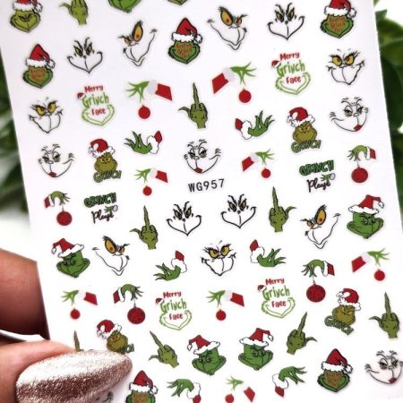 Nail Sticker-Grinch