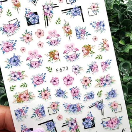 Nail Sticker-Floral