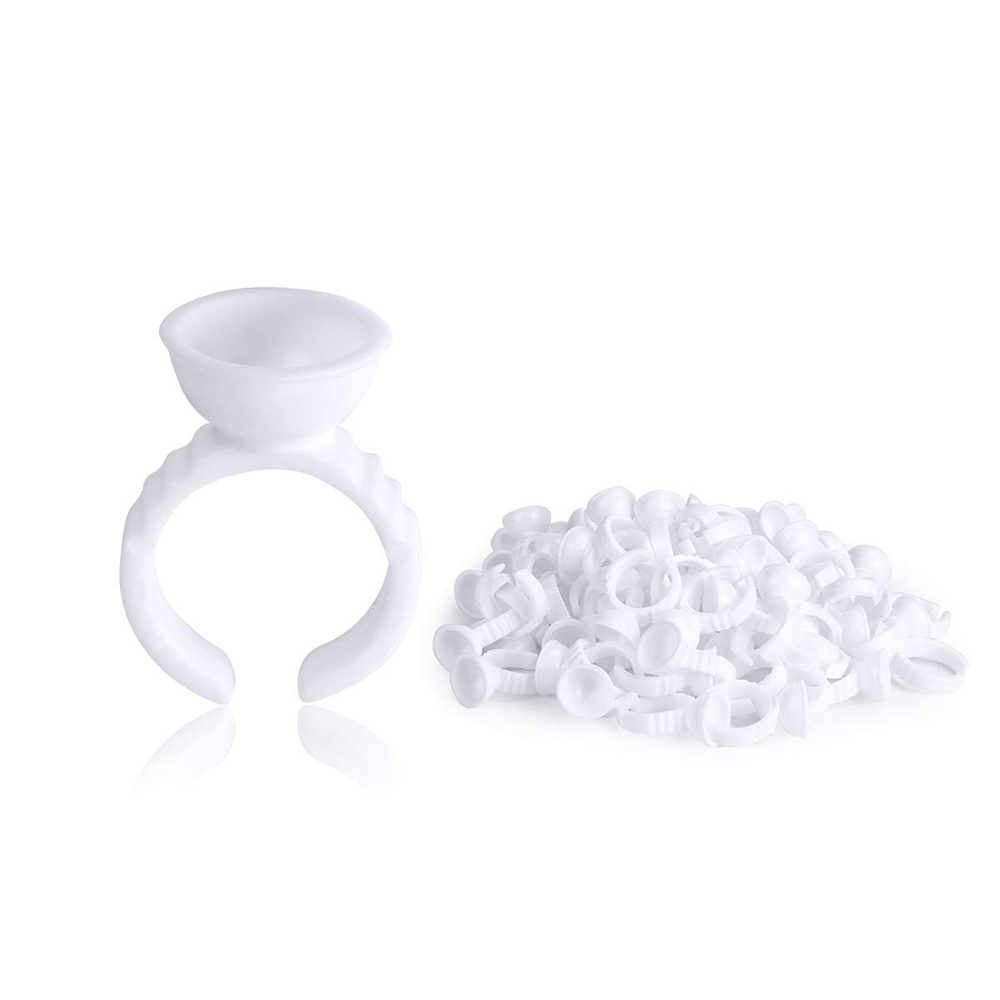 Disposable Eyelash Extension Glue rings-50pcs