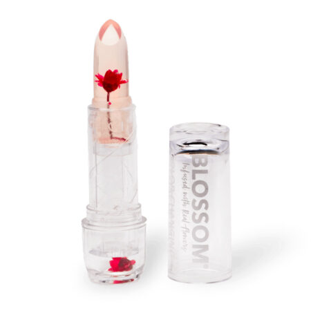 Blossom Color Changing Crystal Lip Balm- Red
