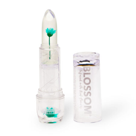 Blossom Color Changing Crystal Lip Balm- Turquoise