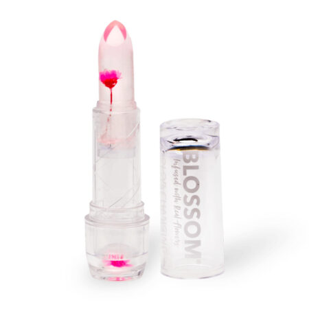 Blossom Color Changing Crystal Lip Balm- Pink