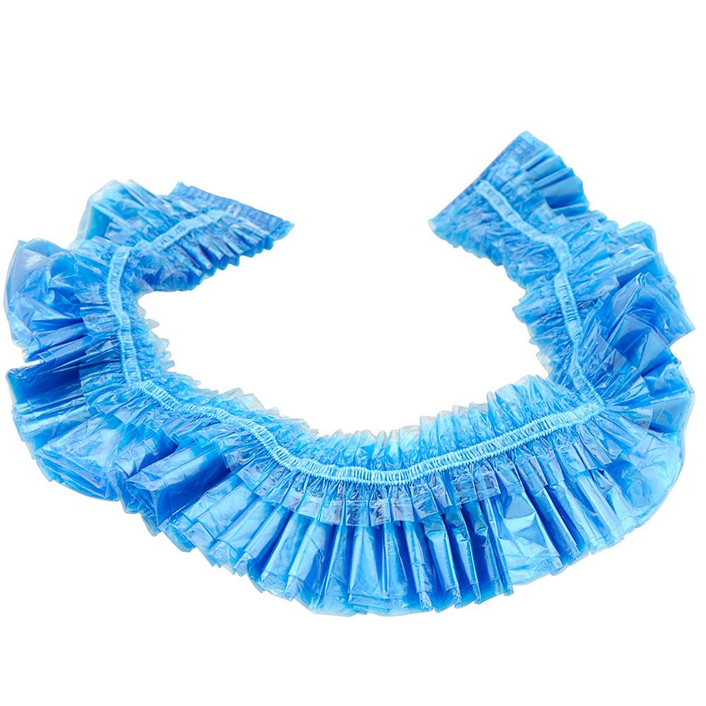 Disposable Pedicure Liners with elastic 100pcs-Blue
