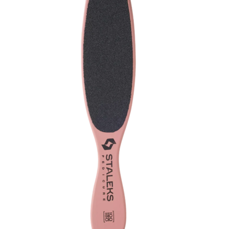 Staleks Pink  Wooden Foot File  100/180 grit