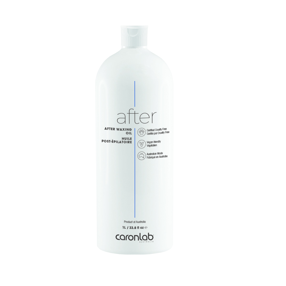 Caronlab After Waxing Oil and Moisturizer Refill 1L- Tea tree