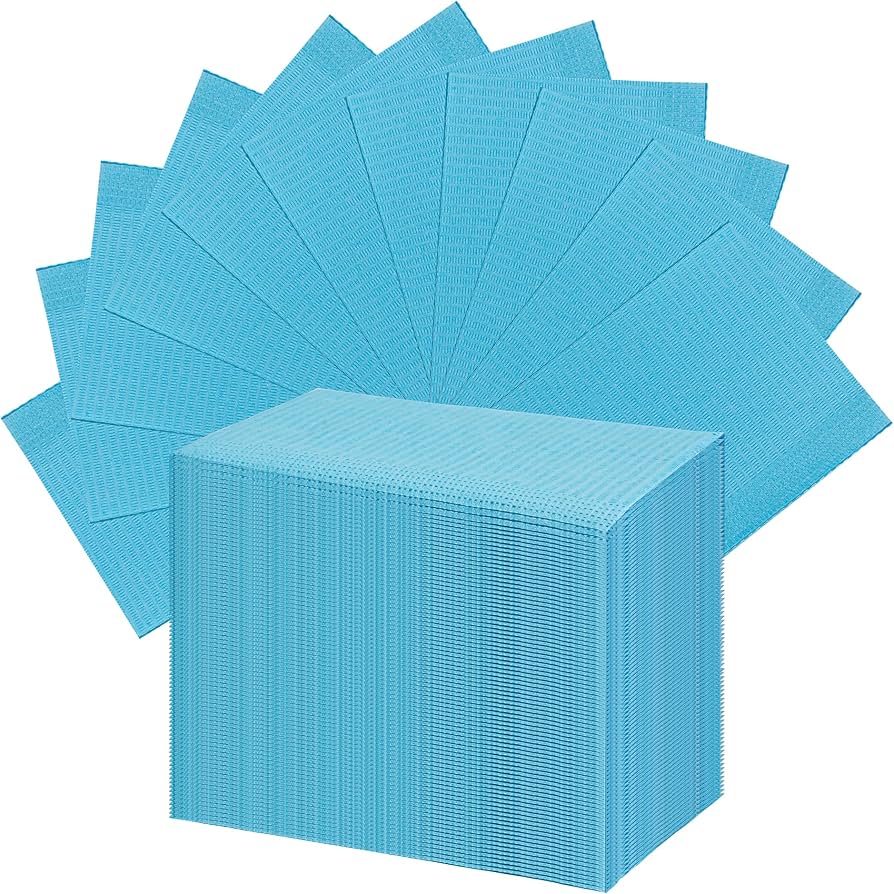 Blue Dental Bibs 125pcs